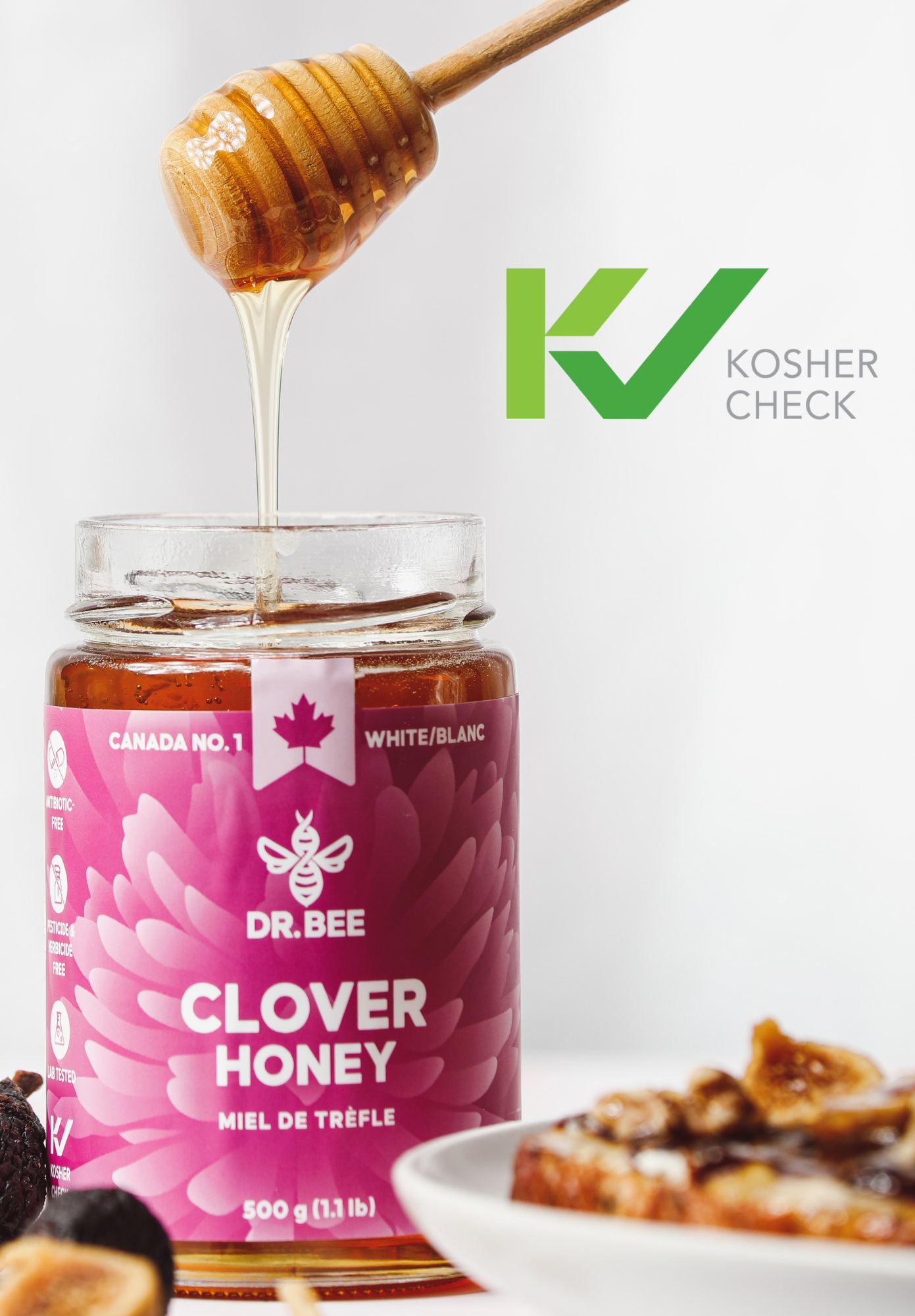 Dr. Bee is Kosher Check Certified!