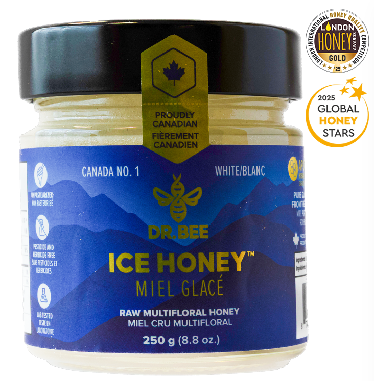 Dr. Bee’s Ice Honey Wins Gold at the 2025 London Honey Awards for the Third Time!