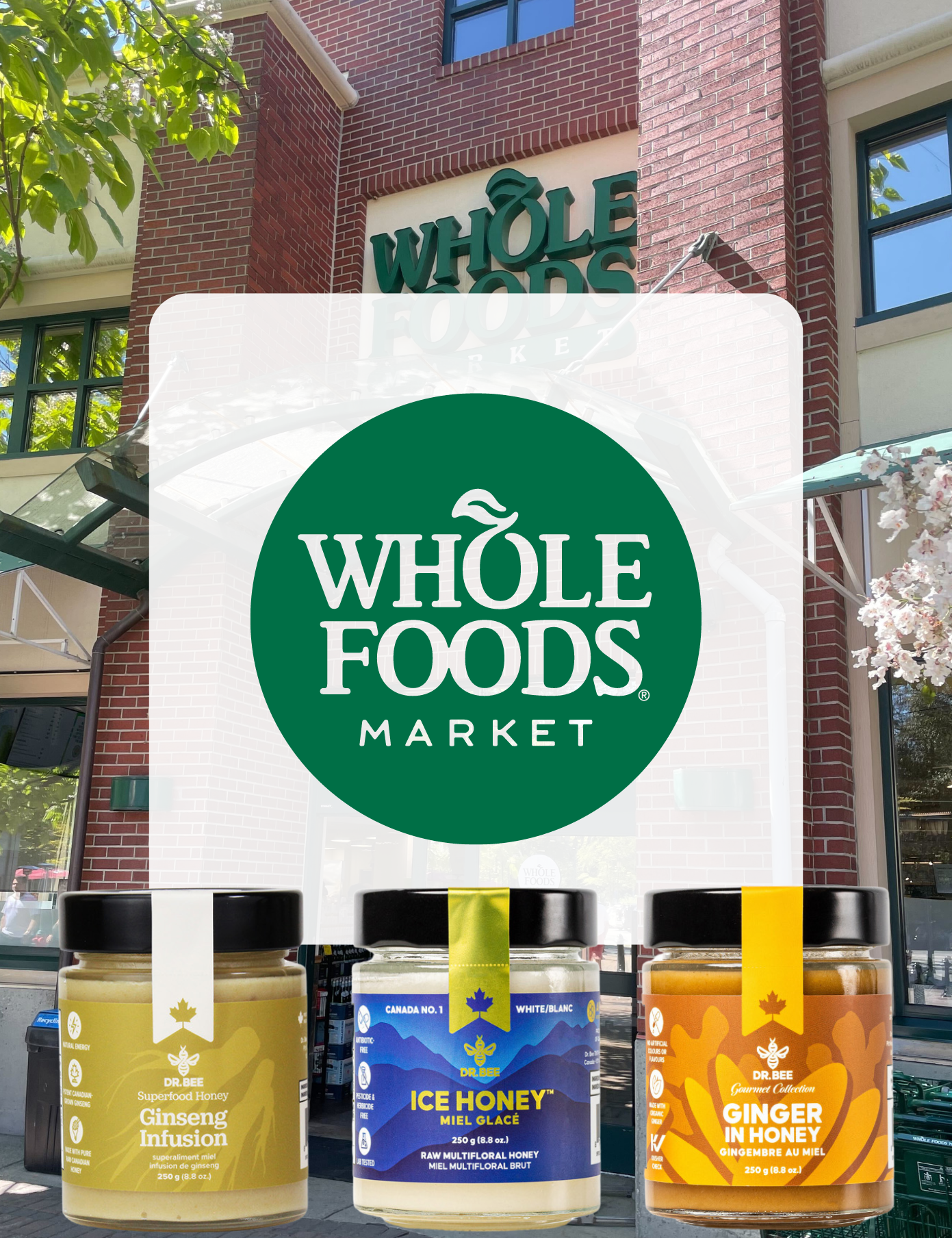 Exciting News: Dr. Bee Products Are Now Available at Whole Foods Market!