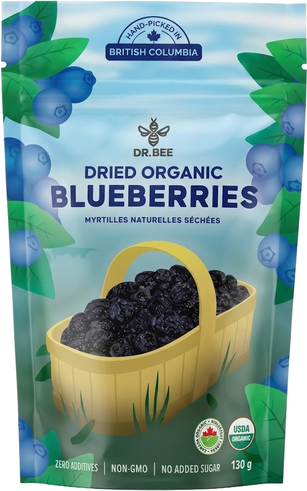 Dried Organic Blueberries