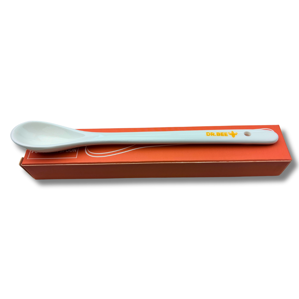 Porcelain Honey Spoon